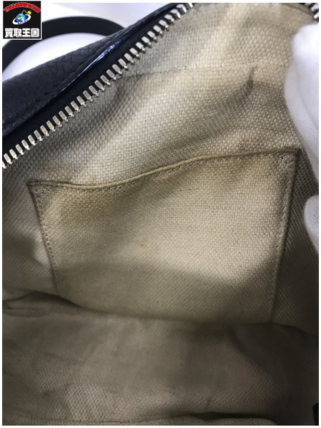 ショルダーバッグ ディスコバッグ/ショルダーバッグ/レザー/BLK/308364 520981[値下]