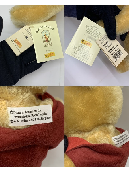 ディズニー シュタイフ社 クラシック・プー ぬいぐるみ 開封品 ダメージあり ディズニー Steiff Classic Pooh くまのプーさん Winnie the Pooh テディベア 
