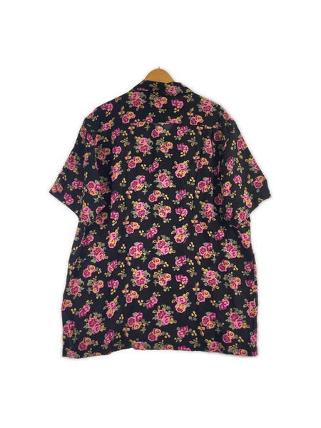 Supreme Floral Rayon S/S Shirt L 黒