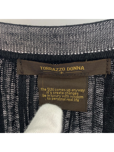 Torrazzo Donna 半袖ワンピース シースルーワンピース
