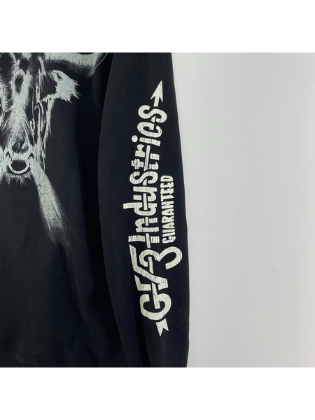 GIVENCHY Taurus printed slim sweatshirt プリントスウェット M 黒