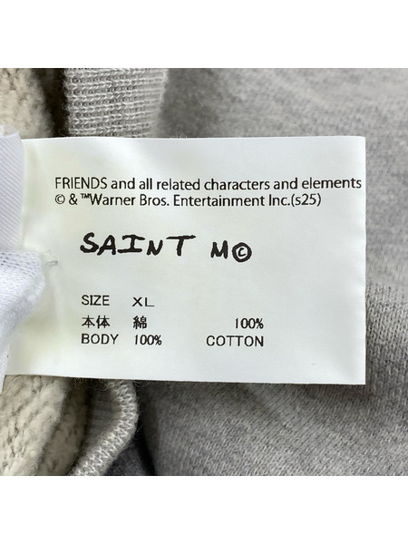 SAINT MICHAEL スウェット・トレーナー FRD_CREW N SWEAT / FRIENDS XL