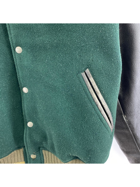 ジャケット 80s/MEN'S BIGI/スタジャン/袖レザー切替