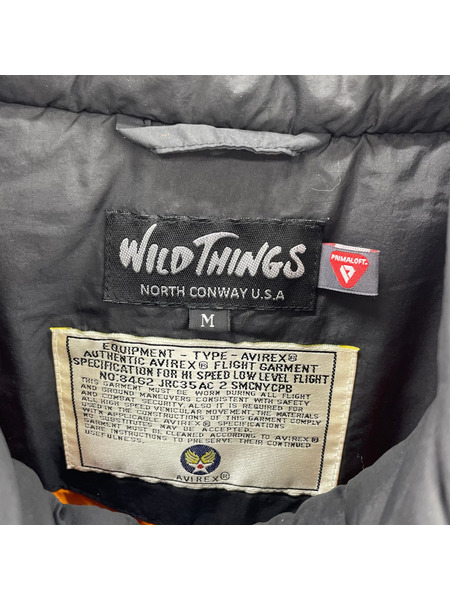 WILDTHINGS ×AVIREX HAPPY JACKET ハッピージャケット M 黒 WT21214AX1