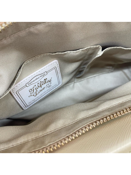 Samantha Vega ショルダーバッグ 2WAY アイボリー