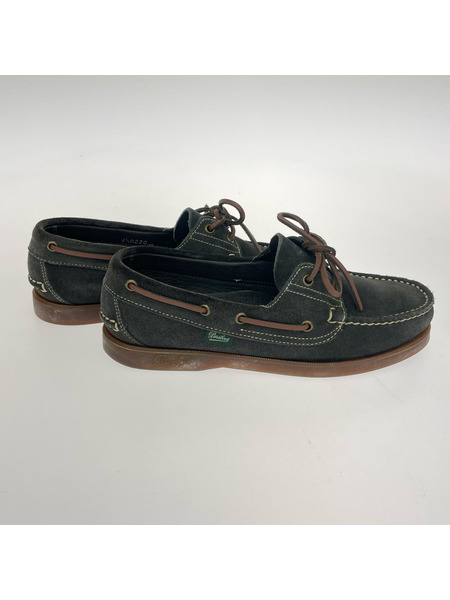 Paraboot BARTH MARINE デッキシューズ 6.5 黒×茶