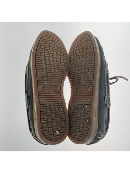 Paraboot BARTH MARINE デッキシューズ 6.5 黒×茶