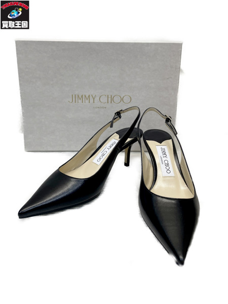 JIMMY CHOO HARPER 65 ポンテッドトゥ ヒールパンプス 35