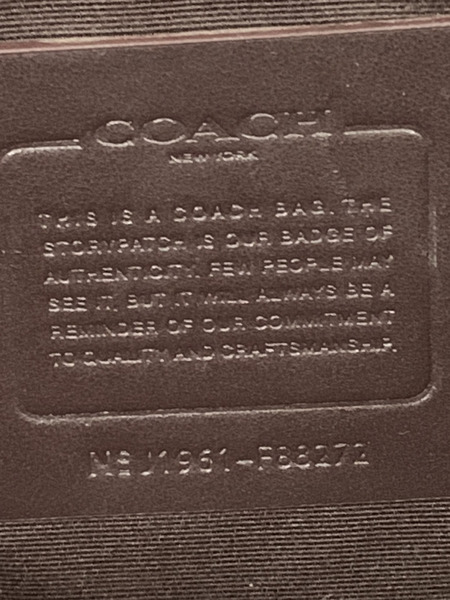 トートバッグ COACH シグネチャー レザートートバッグ