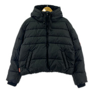 HUNTER ダウンジャケット ショートパファージャケット 黒 (M)