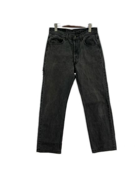 Levi's デニム・ジーンズ 90s USA製 501 サルファブラック デニムパンツ(32)[値下]