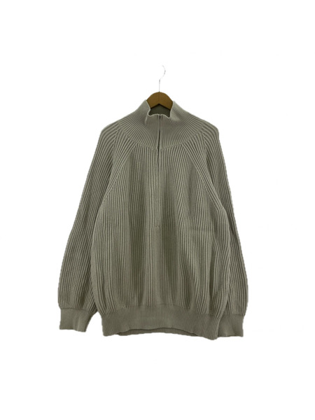 Toironier Half Zip Knit 2330006 シルバー (F)
