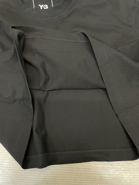 Y-3 26SS U VERY-3 SS TEE BLACK プリントTee S ブラック