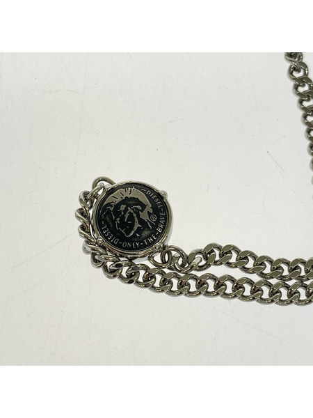 DIESEL ネックレス STEEL ペンダントネックレス