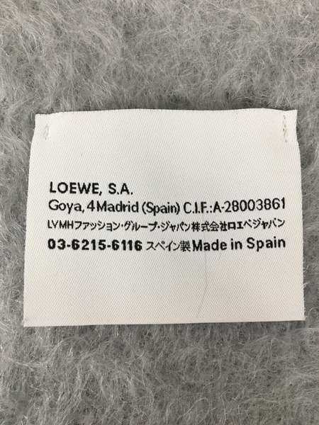 LOEWE　アクセサリー スペイン製　ウールモヘアマフラー