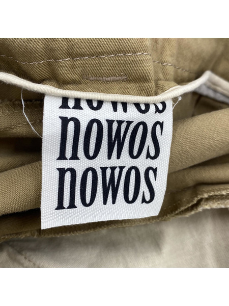 NOWOS/コットンパンツ/BEG[値下]