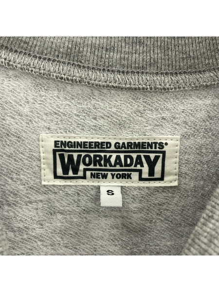 Engineered Garments WORKADAY/フレンチテリー/SS/スウェット/グレー/S[値下]
