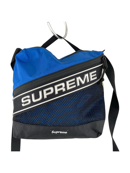 Supreme 23FW 3D Logo Shoulder Bag 青[値下]