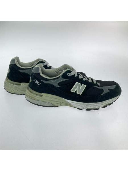 NEW BALANCE スニーカー MR993BK USA製 26cm 黒[値下]