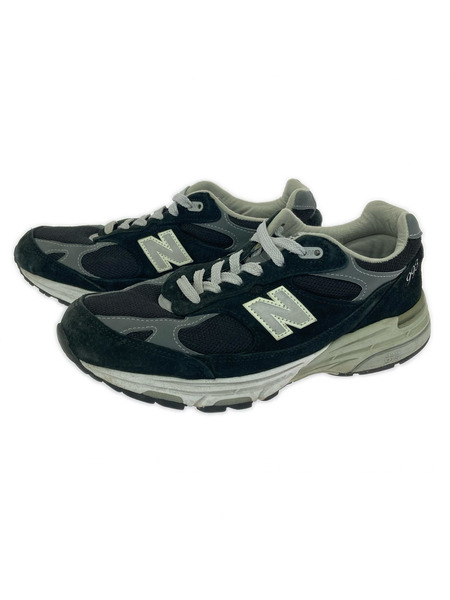 NEW BALANCE スニーカー MR993BK USA製 26cm 黒[値下]