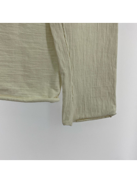 長袖Tシャツ・カットソー m.a+ Wide One Piece LS TEE ホワイト