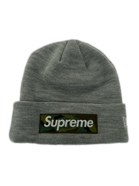 Supreme ニットキャップ xNEW ERA Box Logo Beanie/CAMO