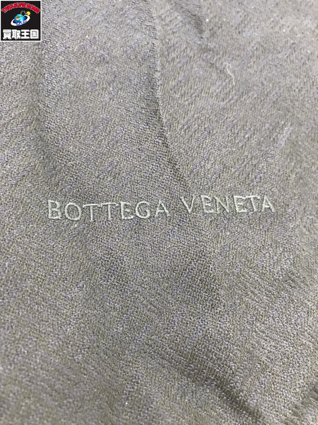 Bottega Vene tta カシミヤ混 マフラー 紺