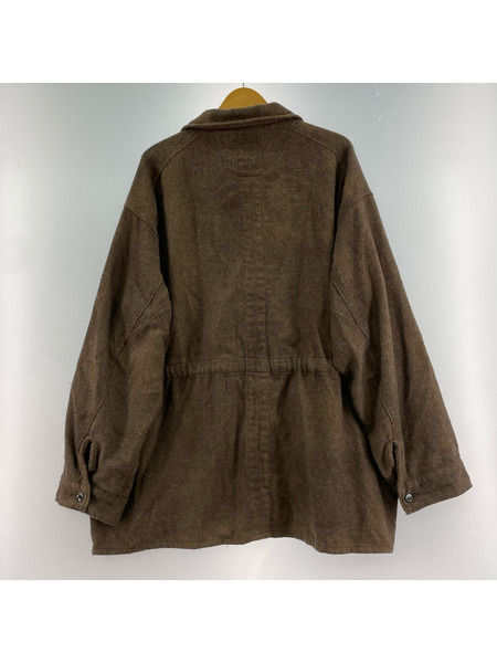 ANCELLM ジャケット 24AW PILLING SHIRT JACKET 2 ブラウン