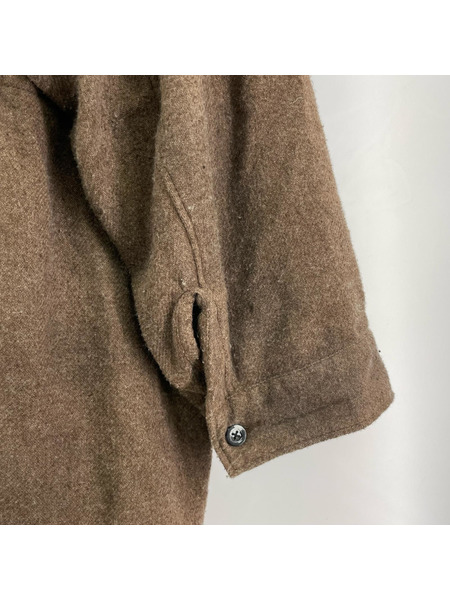 ANCELLM ジャケット 24AW PILLING SHIRT JACKET 2 ブラウン