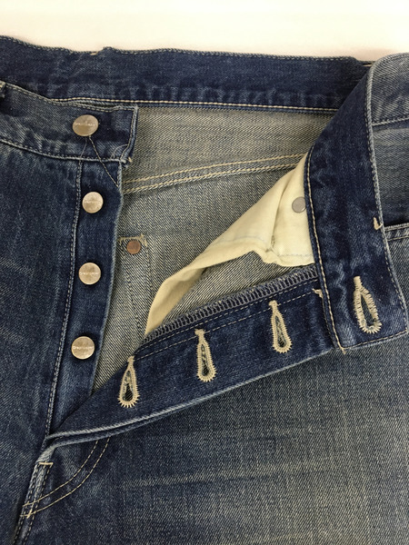 Graphpaper Selvage Denim Five Pocket Wide Staight Pants (2)