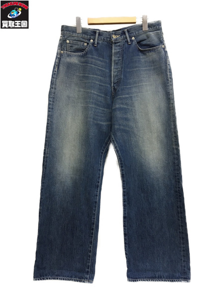 Graphpaper Selvage Denim Five Pocket Wide Staight Pants (2)