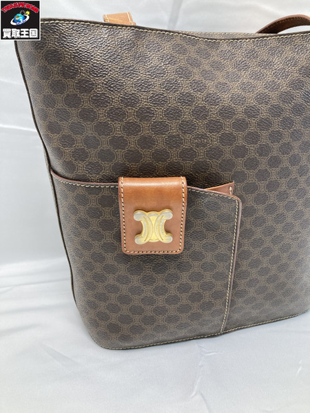 CELINE トートバッグ マカダム柄　トリオンフ金具 セリーヌ MC97/2