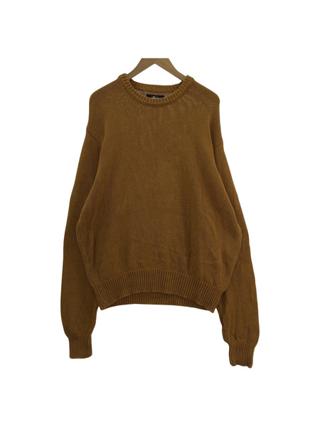 STUSSY 24AW Surfman Icon Sweater Brown サーフマンニット L 茶 117233[値下]