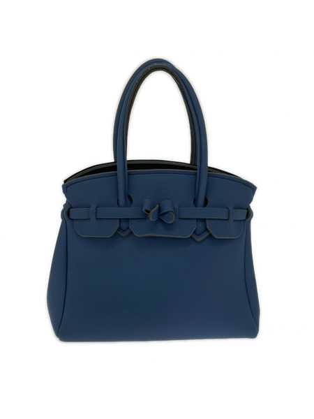 トートバッグ save my bag イタリア製、ネイビー
