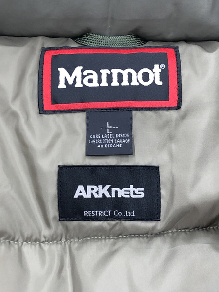 MARMOT KHK ARKnets別注 TOMSJK80RR Mammoth Parka (L)[値下]