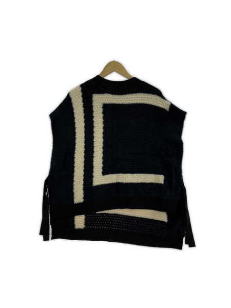 Lallia Mu シャギーニットベスト 38