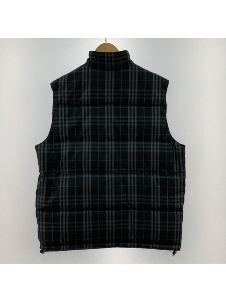 BURBERRY ダウンベスト リバーシブル チェック 黒