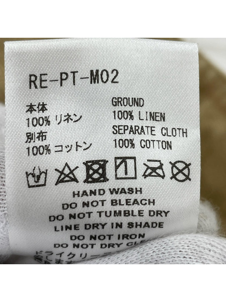 COGNOMEN リネングルカパンツ RE-PT-M02 ベージュ (M)