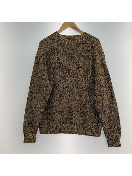 Supreme 21AW Small Box Logo Melange Rib Knit Sweater M