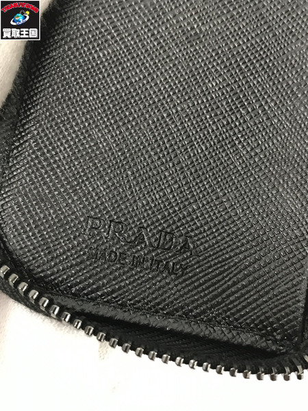 PRADA サフィアーノ　黒　6連キーケース