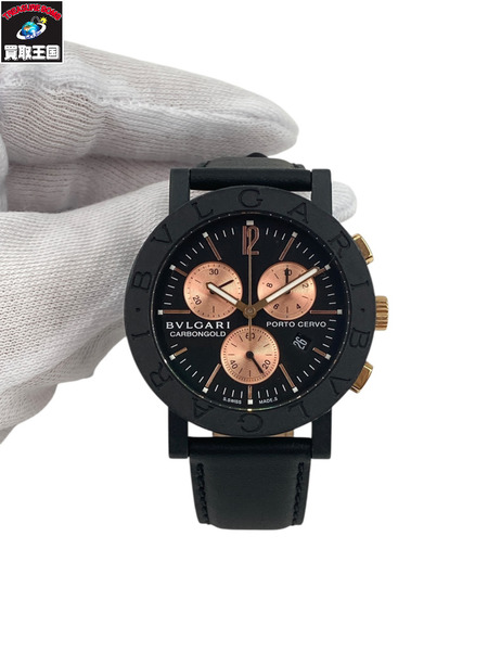 ブルガリ/ブルガリブルガリ/BB38CLCH/電池交換※社外ベルト(新品) メンズQZ