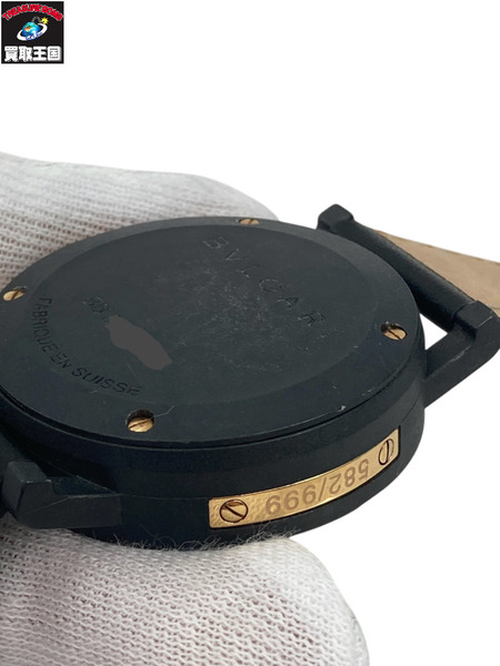 ブルガリ/ブルガリブルガリ/BB38CLCH/電池交換※社外ベルト(新品) メンズQZ