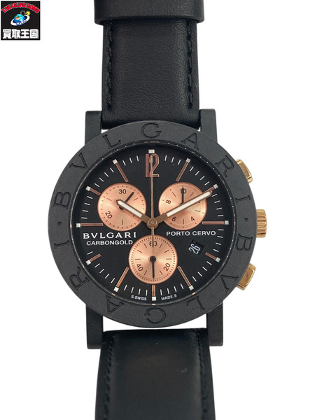 ブルガリ/ブルガリブルガリ/BB38CLCH/電池交換※社外ベルト(新品) メンズQZ