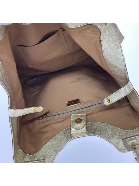 ハンドバッグ ヴァラ トートバッグ ゴールド