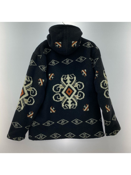 CUSHMAN ブランケットパーカー XL 黒