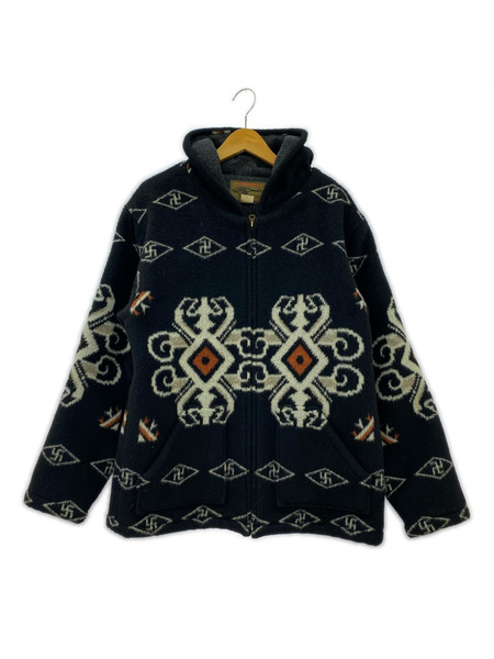 CUSHMAN ブランケットパーカー XL 黒