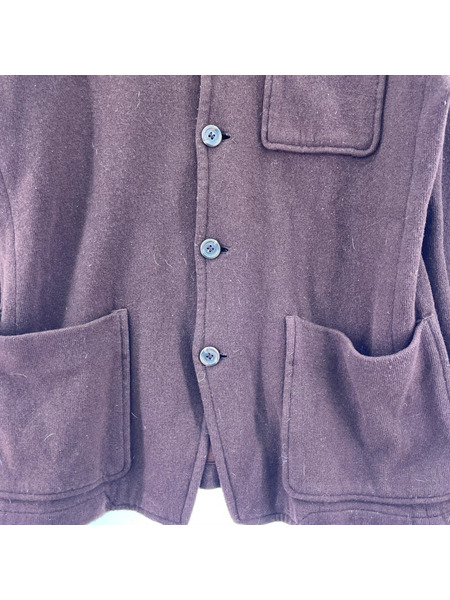 90s頃 DRIES VAN NOTEN ライカ期 ニットジャケット 50 黒