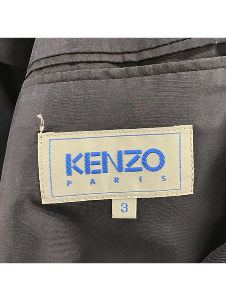 KENZO テーラードジャケット・ブレザー ダブルジャケット 紺 3[値下]