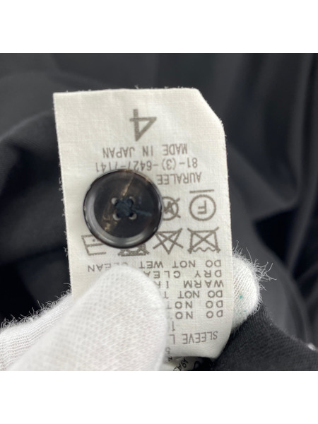 AURALEE 19AW WOOL MAX GABAGINE SHIRT 4 A9AS03MX
