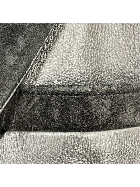 BACKDROP ジャケット レザーテーラード ブラック S